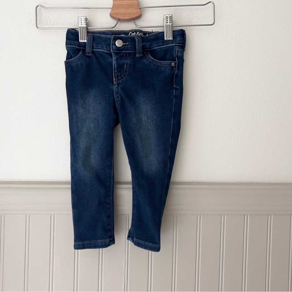 Cat & Jack Navy Blue Baby Jeans 18 Months